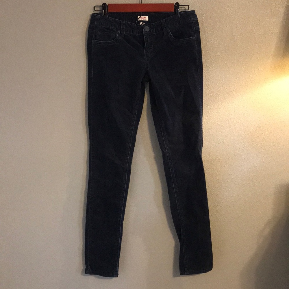 Navy blue cords